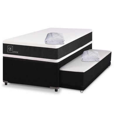 Divan Ortopedic Black 1.5 plazas + cubrecolchn