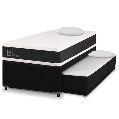 Divn Ortopedic Black 1.5 plazas + 2 almohadas