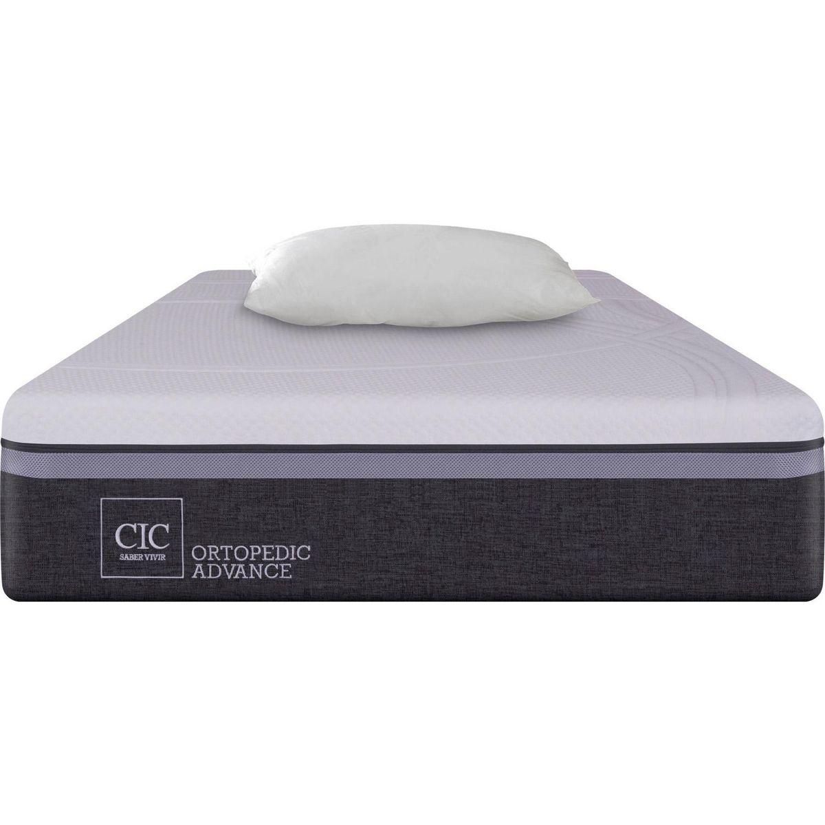 CIC - Colchon Ortopedic Advance 1.5 Plazas 2 Mts + Almohada