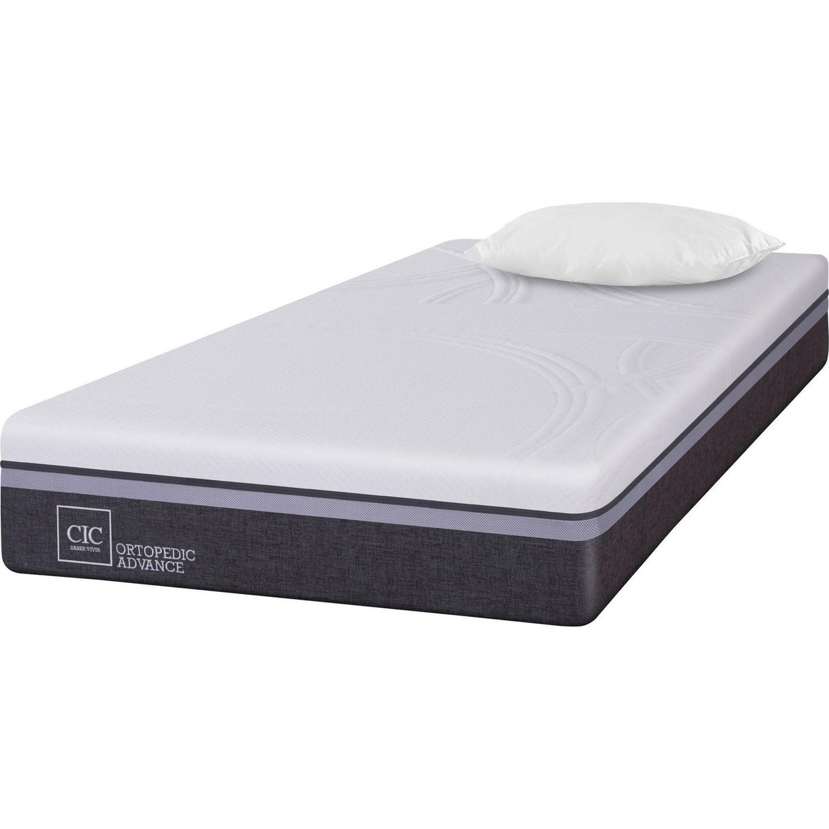CIC - Colchon Ortopedic Advance 1 Plaza + Almohada