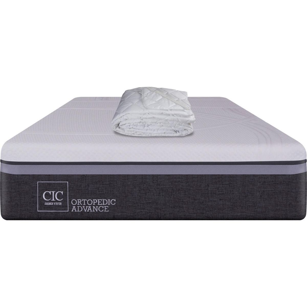 CIC - Colchon Ortopedic Advance 1,5 Plazas 2 Mts + Cubrecolchon