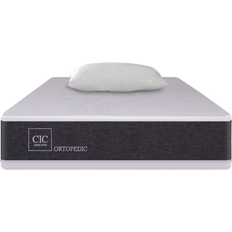 CIC - Colchon Ortopedic 1.5 Plazas + Almohada