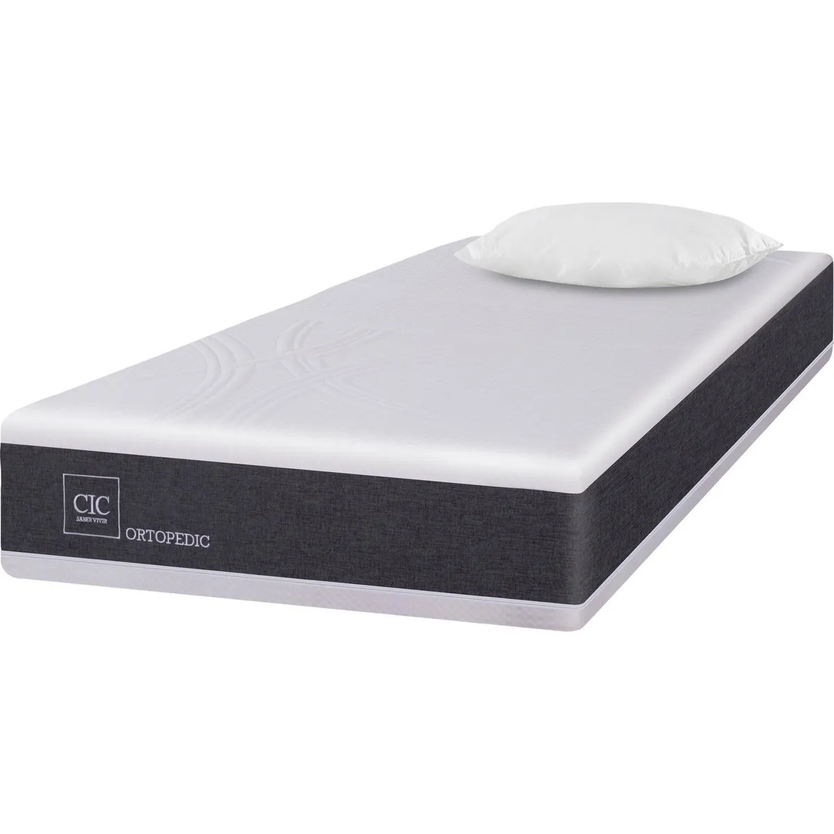 CIC - Colchon Ortopedic 1.5 Plazas + Almohada