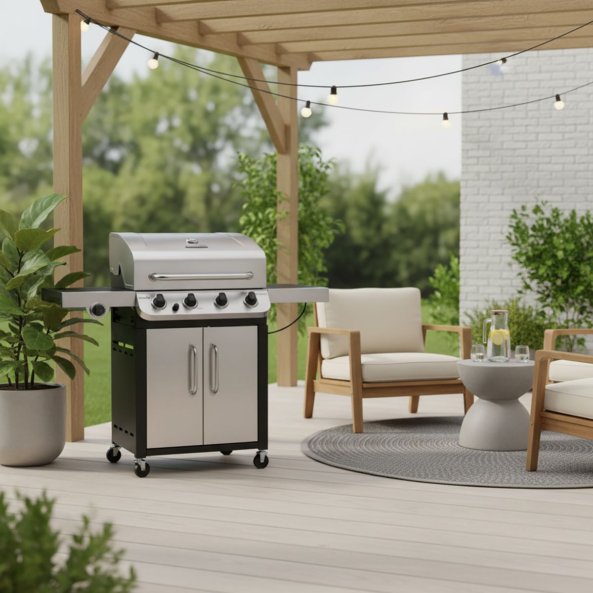 CHAR BROIL - Parrilla a Gas Performance 4 Quemadores 