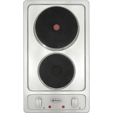 Encimera elctrica 2 quemadores inox
