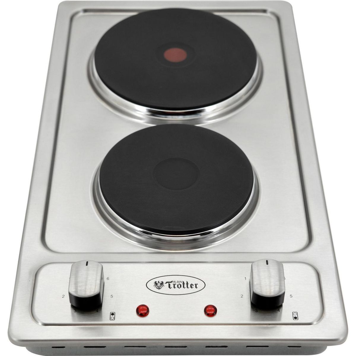 ALBIN TROTTER - Encimera Eléctrica 2 Platos Inox AT-E XN STROM