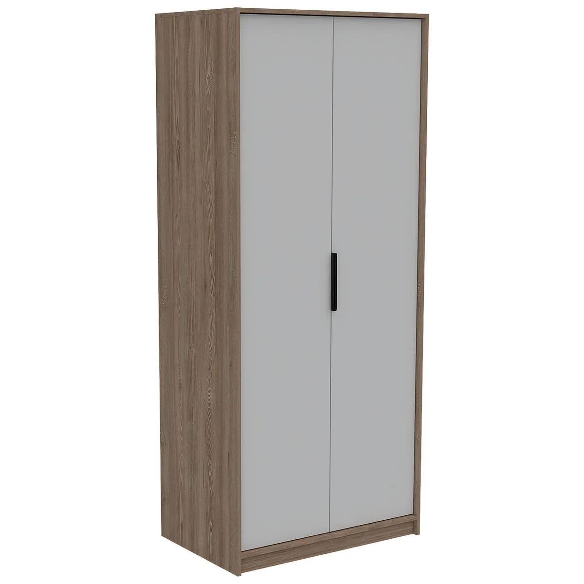 TUHOME - Clóset Kaia 2 Puerta(s) 2 Repisa(s) 80xx52,3 cm Miel/Blanco