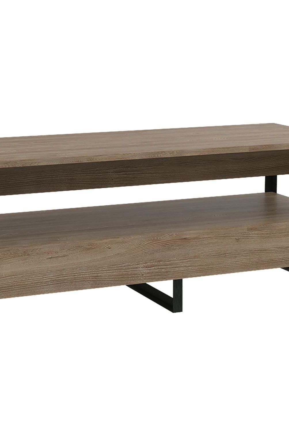 TUHOME - Mesa de centro 98x40,6x40,7 cm Miel