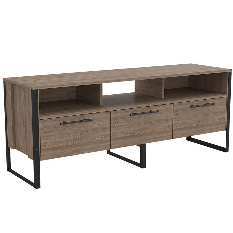 TUHOME - Rack de TV 60" 139,5x40,6x55 Miel