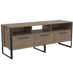 TUHOME - Rack de TV 60" 139,5x40,6x55 Miel