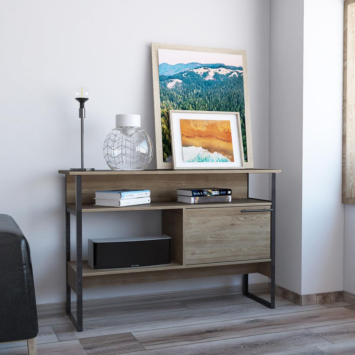 TUHOME - Arrimo 120x35x80 cm Miel