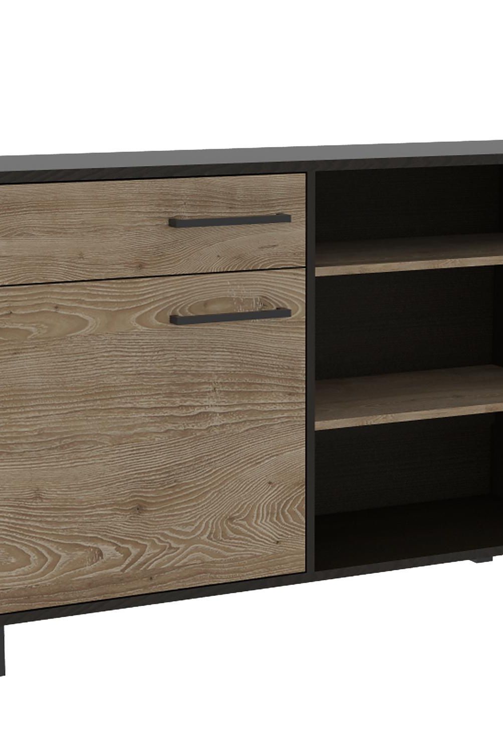 TUHOME - Buffet 120,1x35,3x81,4 cm Wengue/miel
