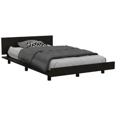 TUHOME - Cama 1.5 plazas Kaia Wengue/miel