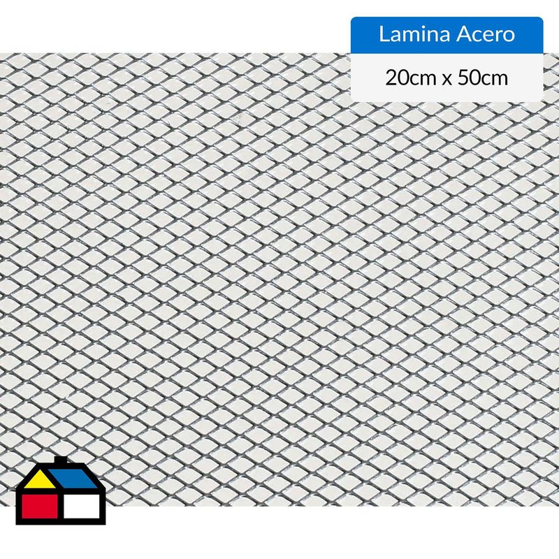 ARCANSAS - Lamina desplegada acero mm.500x200