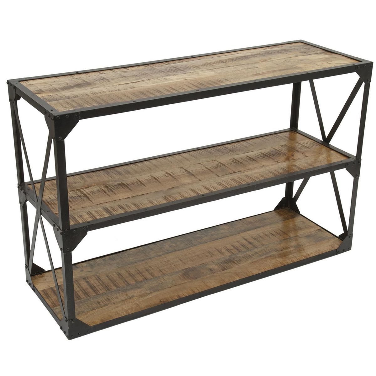 MEYA MUEBLES - Arrimo Port Negro 40x120x76 cm