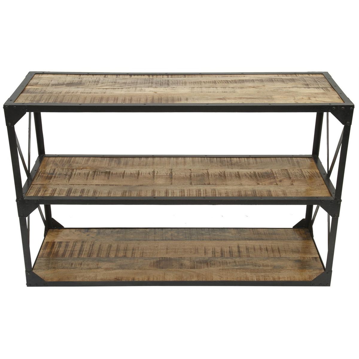 MEYA MUEBLES - Arrimo Port Negro 40x120x76 cm