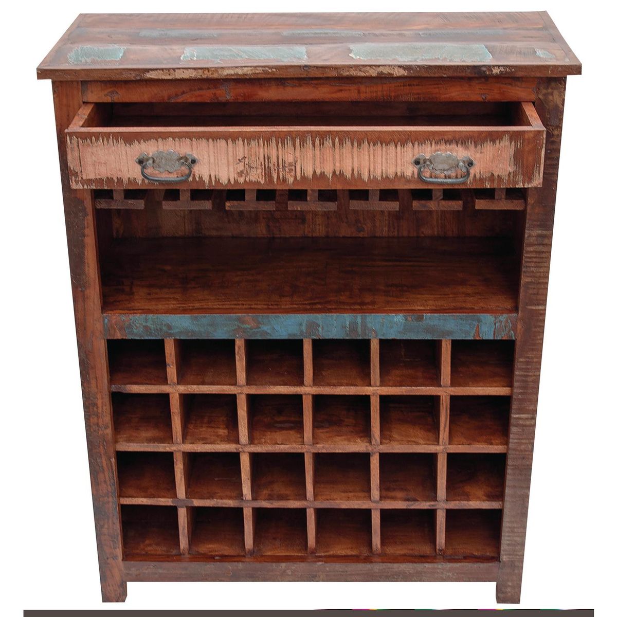 MEYA MUEBLES - Bar Cava de Vino Leh 91x115x40 cm Café