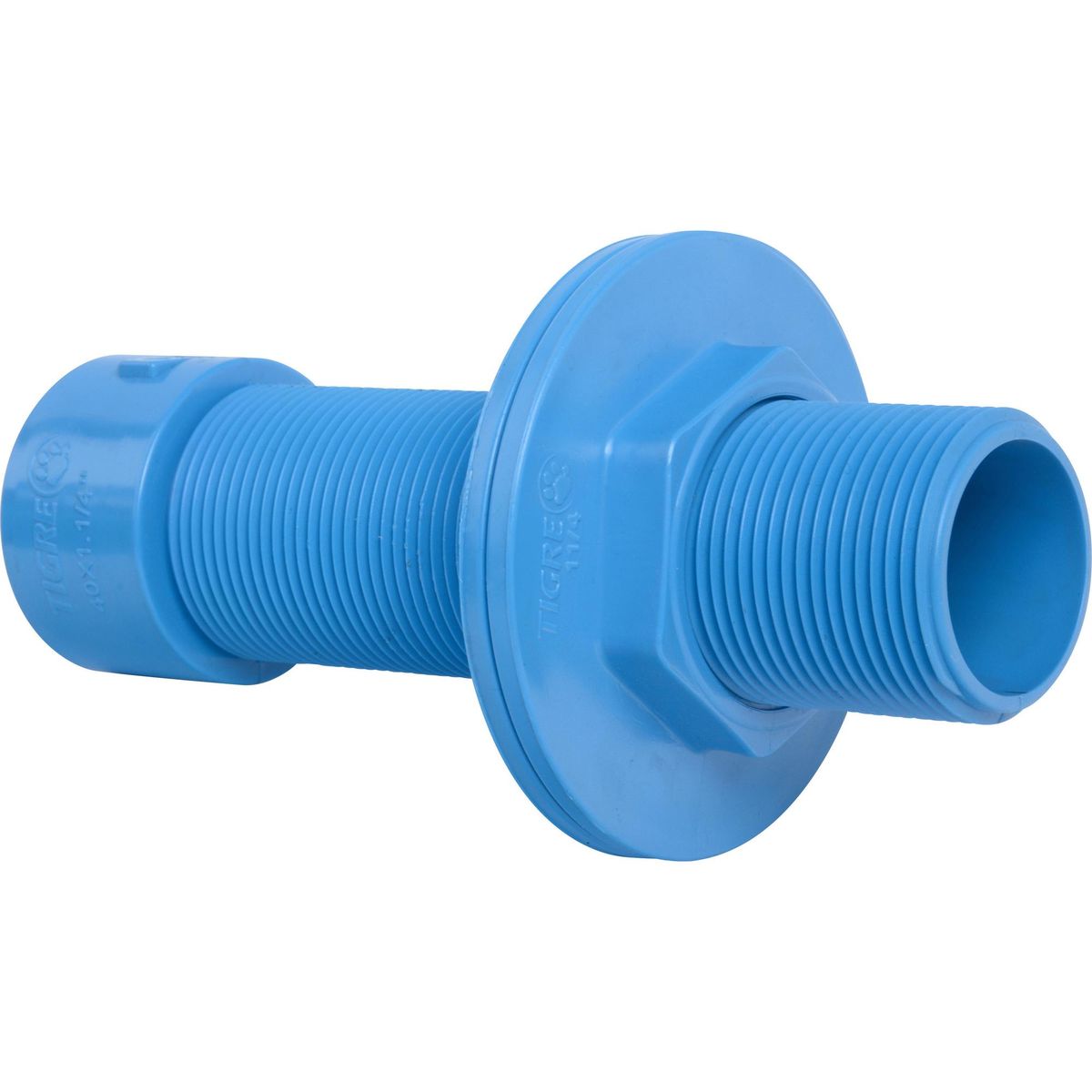 TIGRE - Salida estanque PVC-P CE/HE 40mm x 1 1/4" 1u