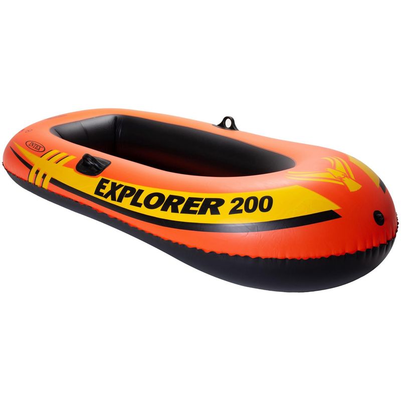 INTEX - Bote Inflable Explorer 200 1 Persona(s) 185x94 cm Naranjo