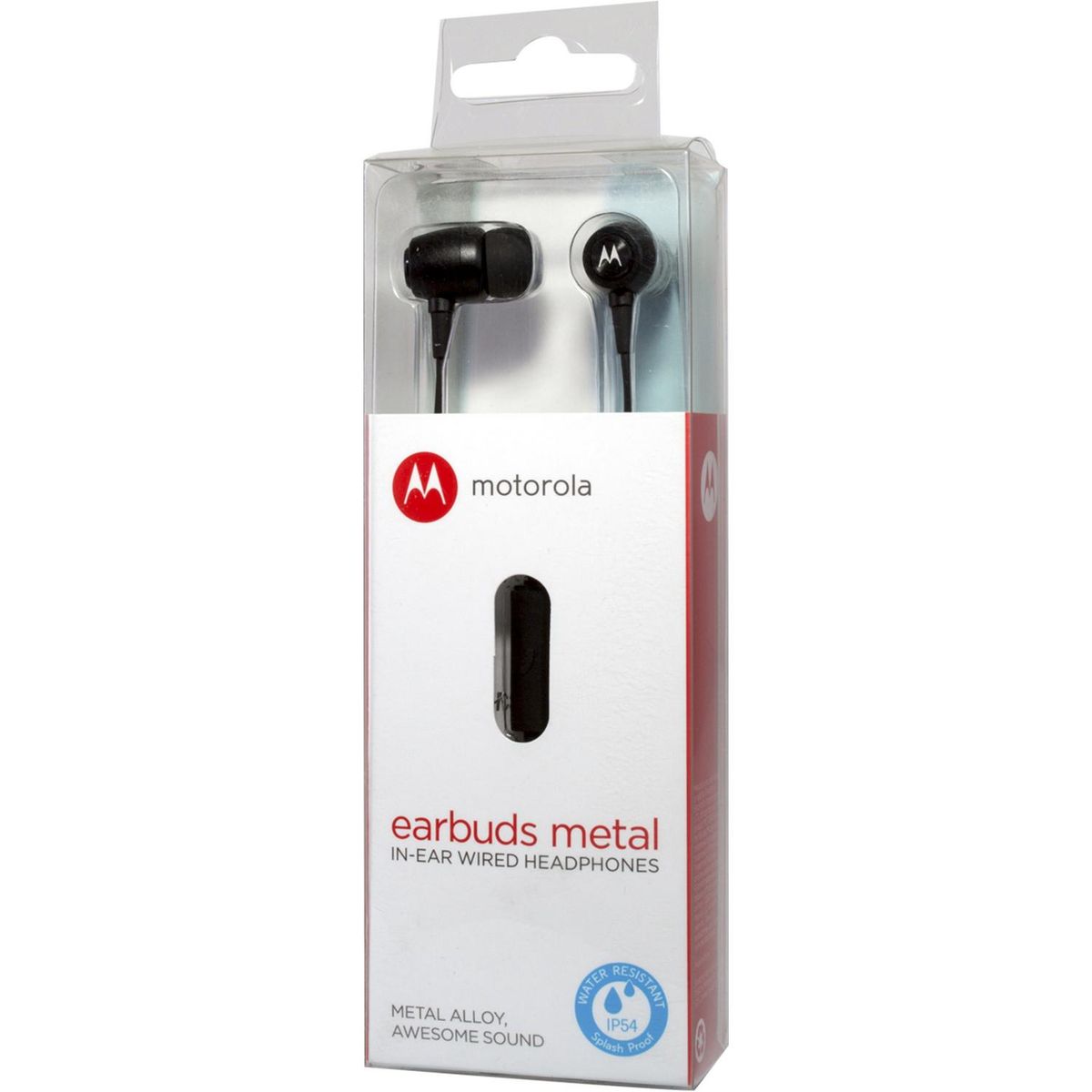 MOTOROLA - Audífono earbuds manos libres metal negro