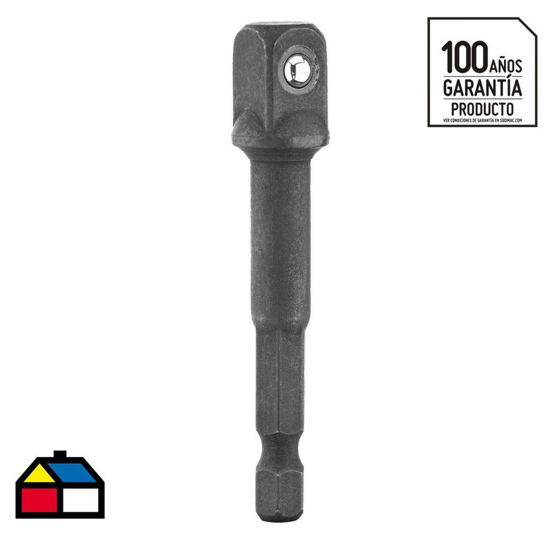 DEWALT - Adaptador 1/4" hexagonal a cuadrante 3/8"