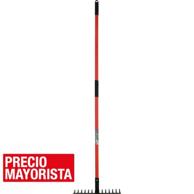 Rastrillo mango largo de fibra de vidrio