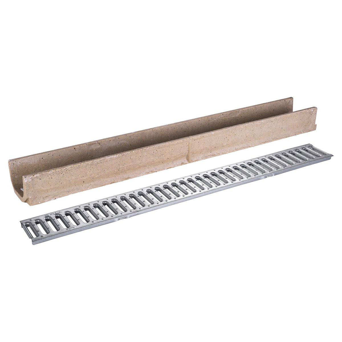 ULMA - Kit canal con rejilla hormigón y acero 100x8,5 cm