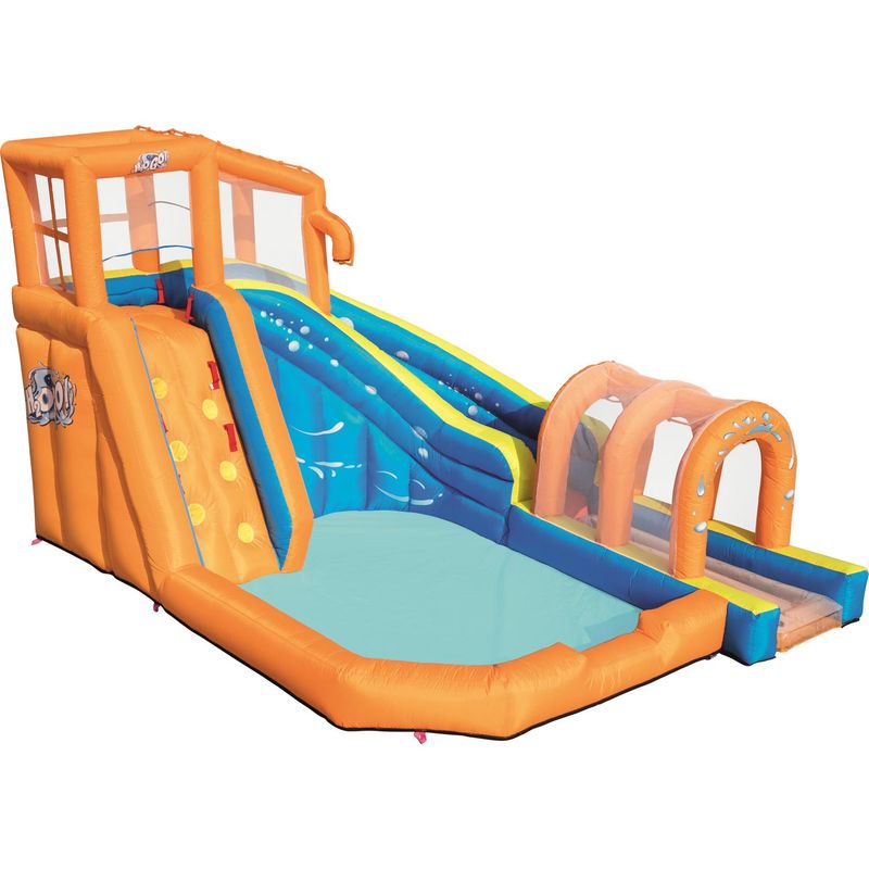 BESTWAY - Parque Acuático con Escaladora Inflable Multicolor 320x260x420 cm