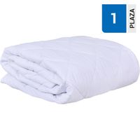 Cubrecolchón Ajustable 1.5 plazas Blanco