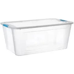 REYPLAST - Caja Ultraforte 46x23x60 cm 46 l Transparente