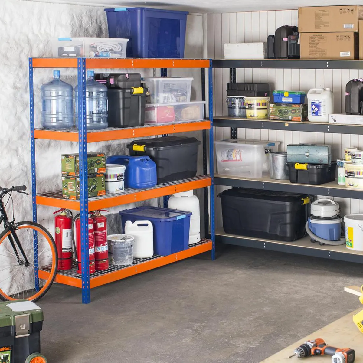 REYPLAST - Caja Ultraforte 48x46x78 cm 120 l Azul