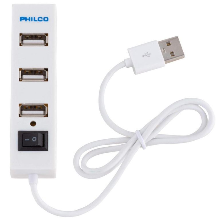 Mini Hub Usb 4 Puertos Extensor Conexión Dispositivos