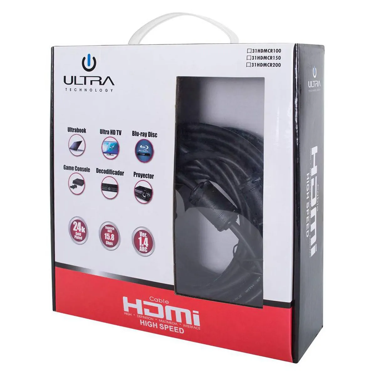 ULTRA - Cable HDMI 10 metros ultra 1,4 ultra