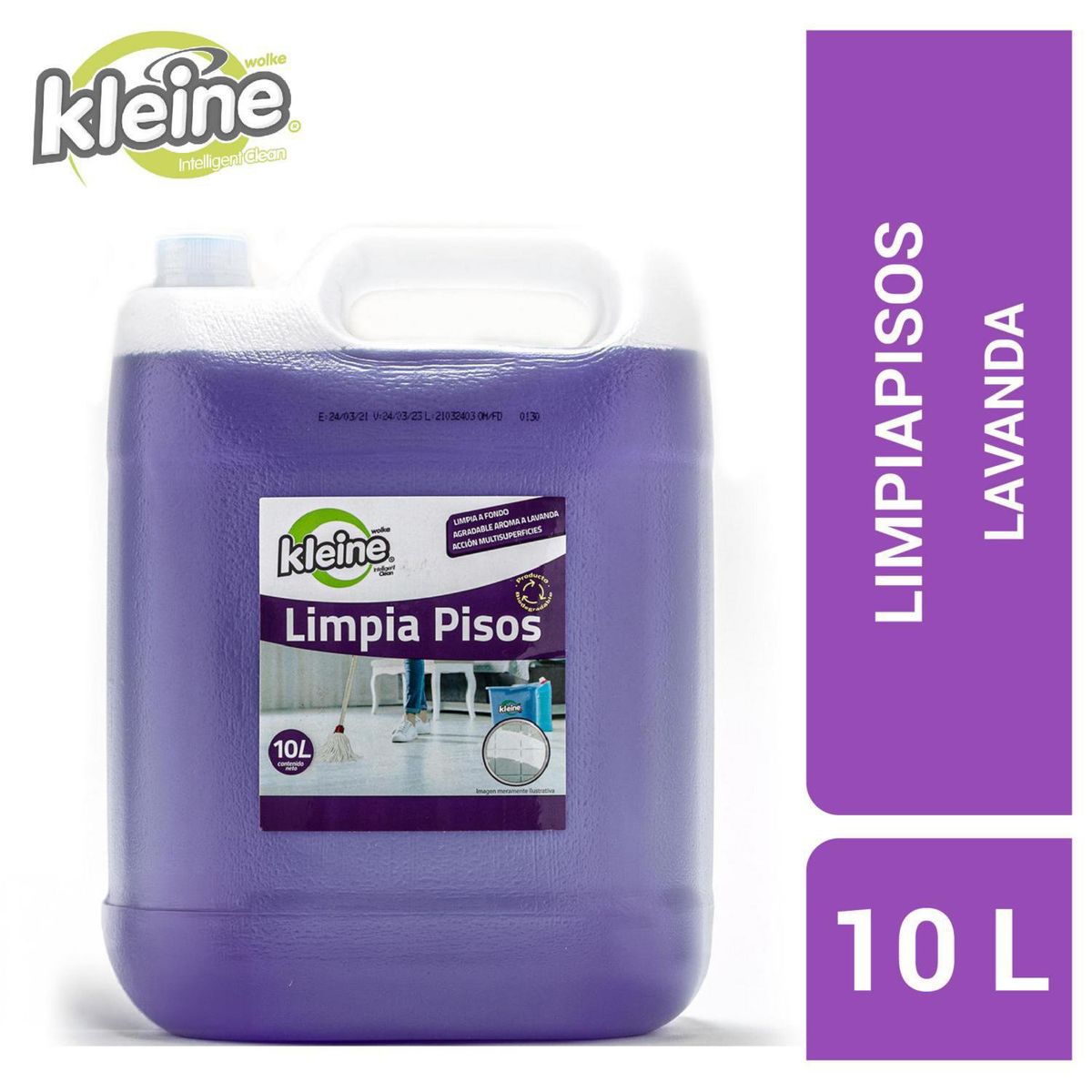 KLEINE WOLKE - Limpiapisos Líquido Kleine Wolke 10 Litros para Todo Tipo de Piso