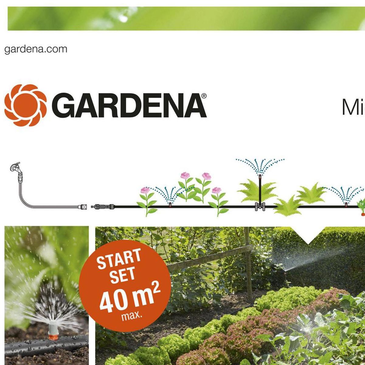 GARDENA - Set riego huertos y terrezas