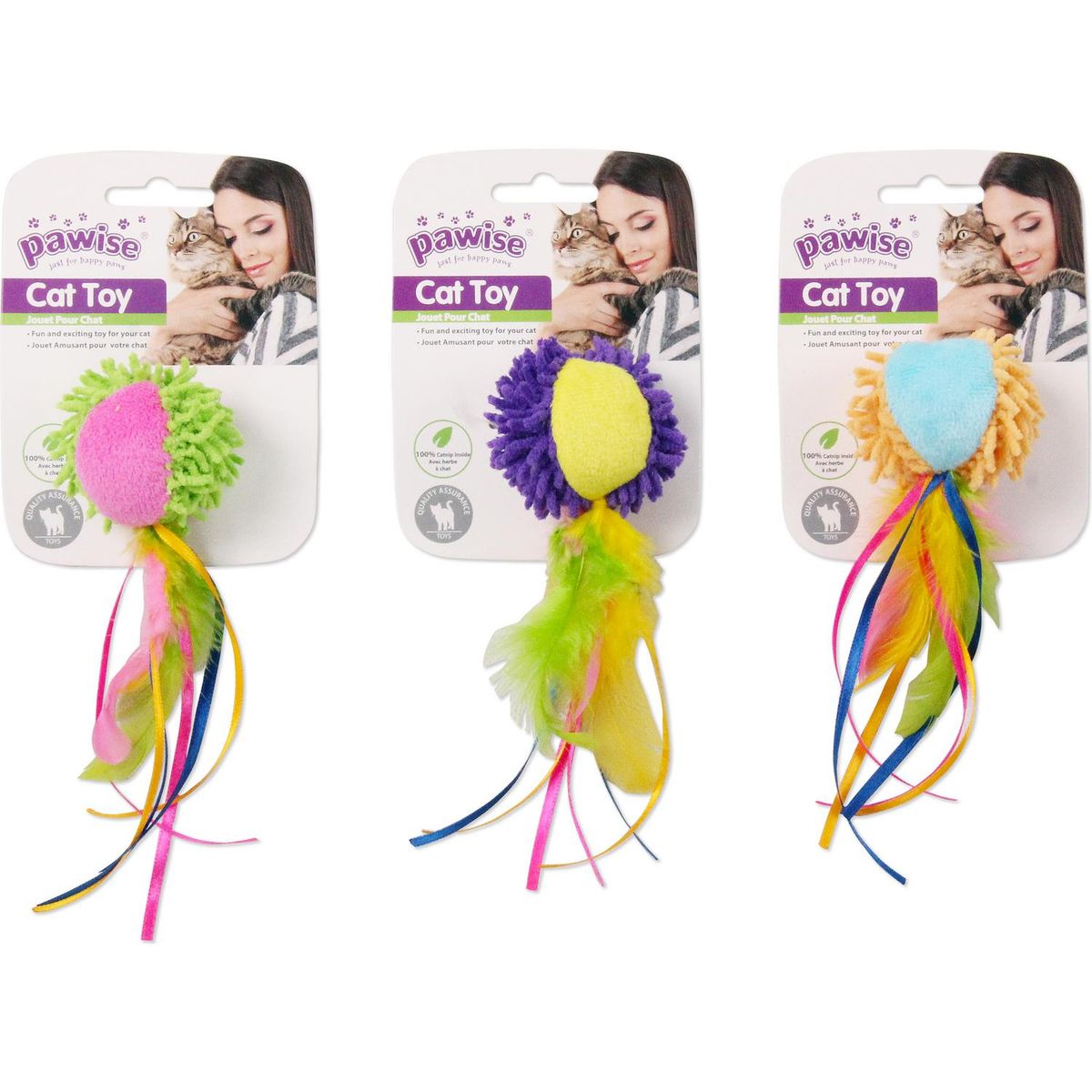 PAWISE - Juguete gato bola Meow Meow