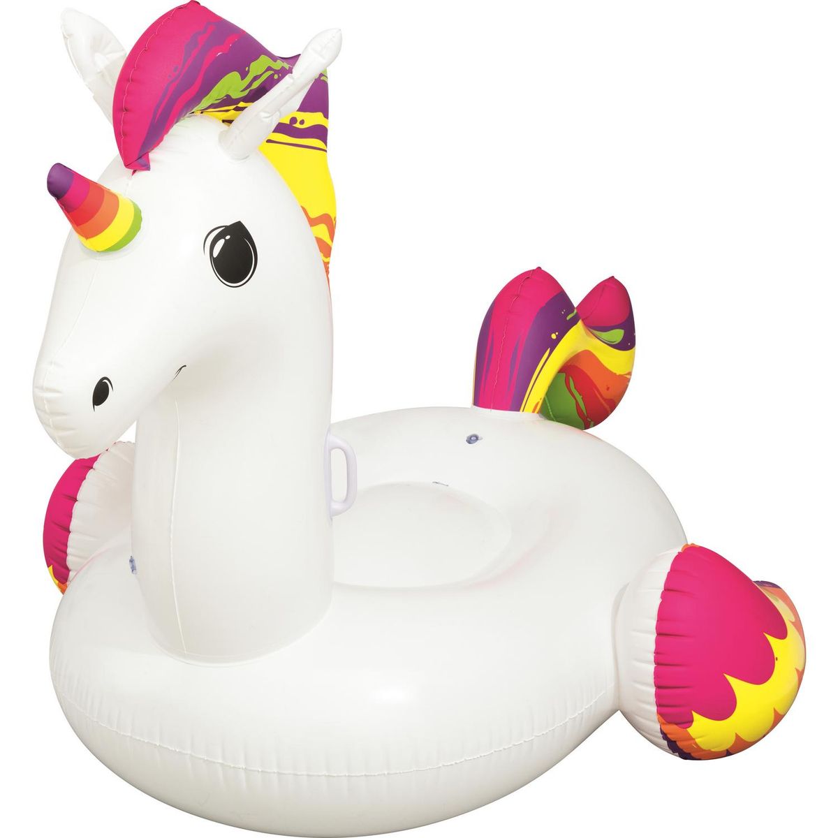 BESTWAY - Flotador Inflable Unicornio Blanco 156x136x233 cm