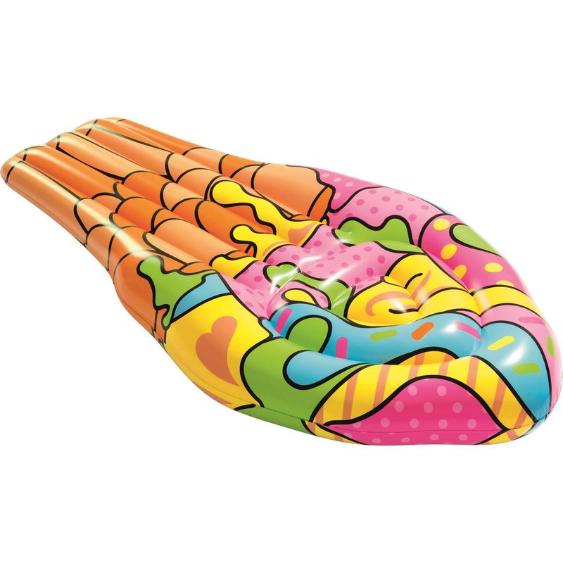 BESTWAY - Flotador Inflable de Cono Helado Pop Multicolor 85x24x180 cm