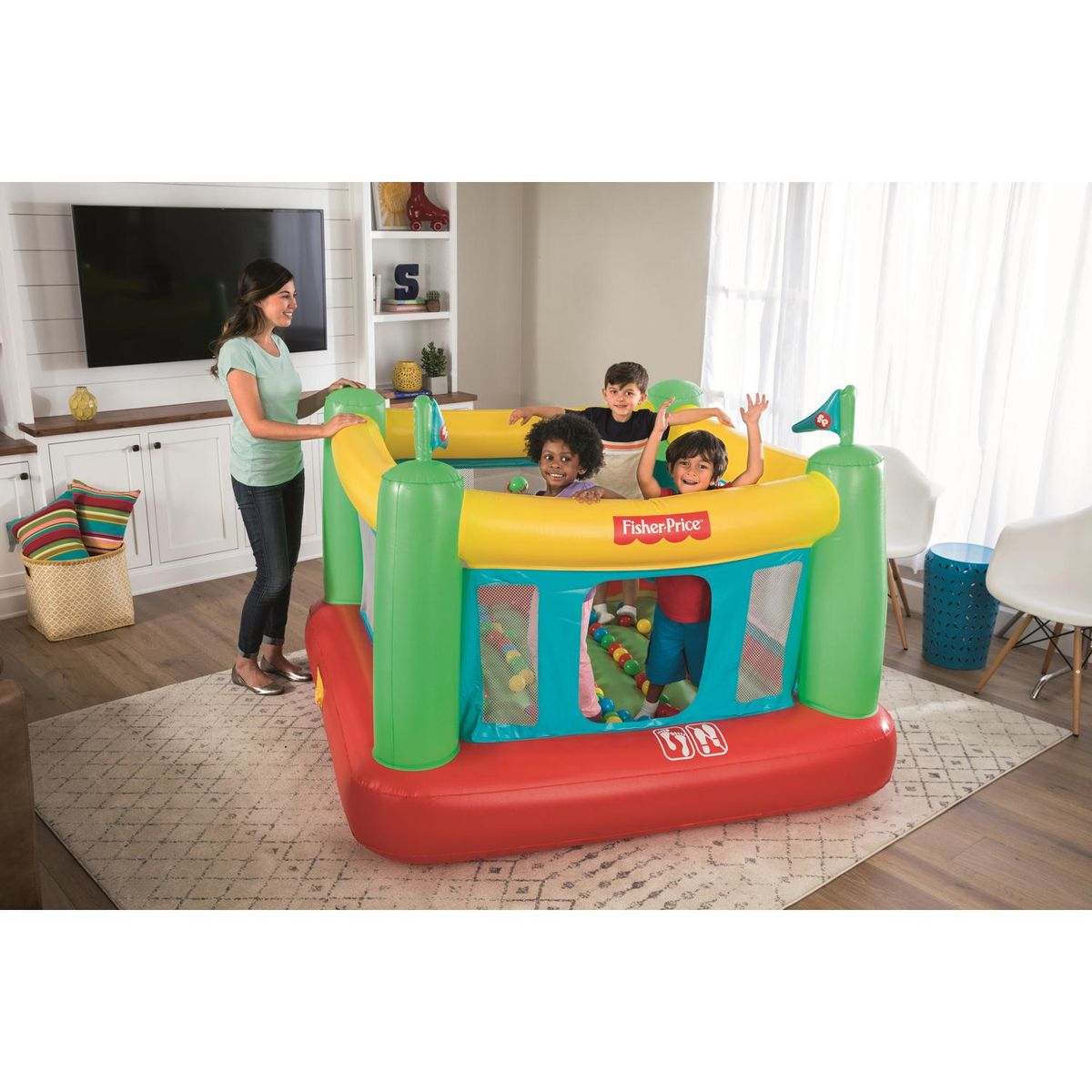 Juego Inflable 173x135x175 cm Multicolor, marca BESTWAY - Foto 2