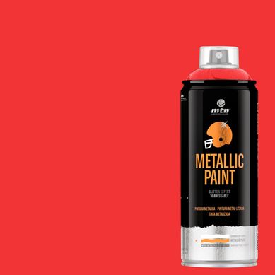 Pintura Metalizada en Spray Rojo Metlico 400ml.
