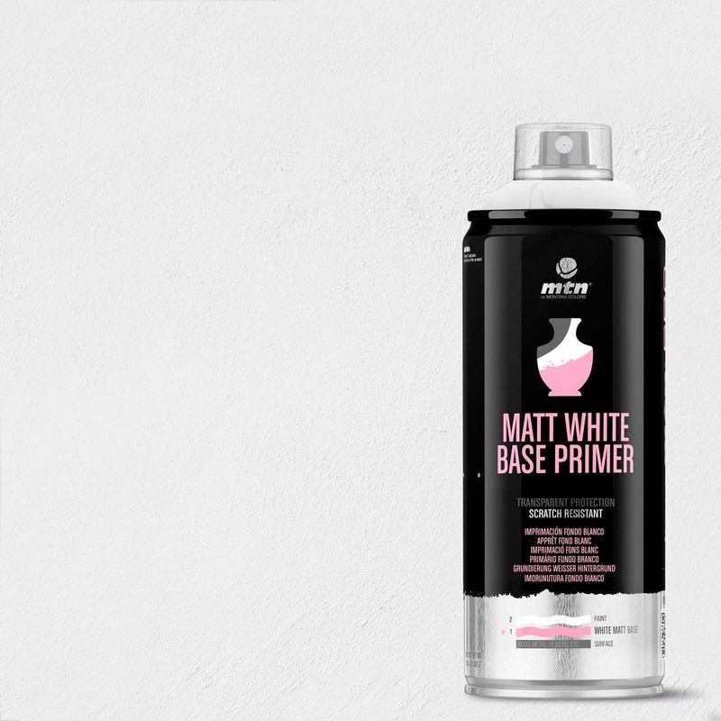 MONTANA COLORS - Imprimante en Spray Fondo Blanco Mate 400ml