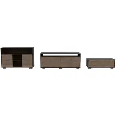 TUHOME - Set Rack 70 " Miel/habano xx