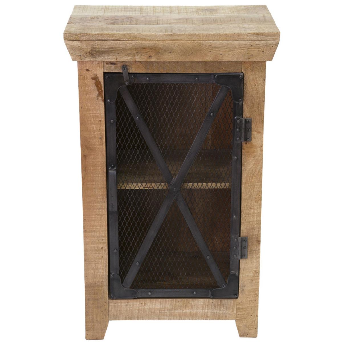 MEYA MUEBLES - Velador Mita 55x90x35 cm Madera