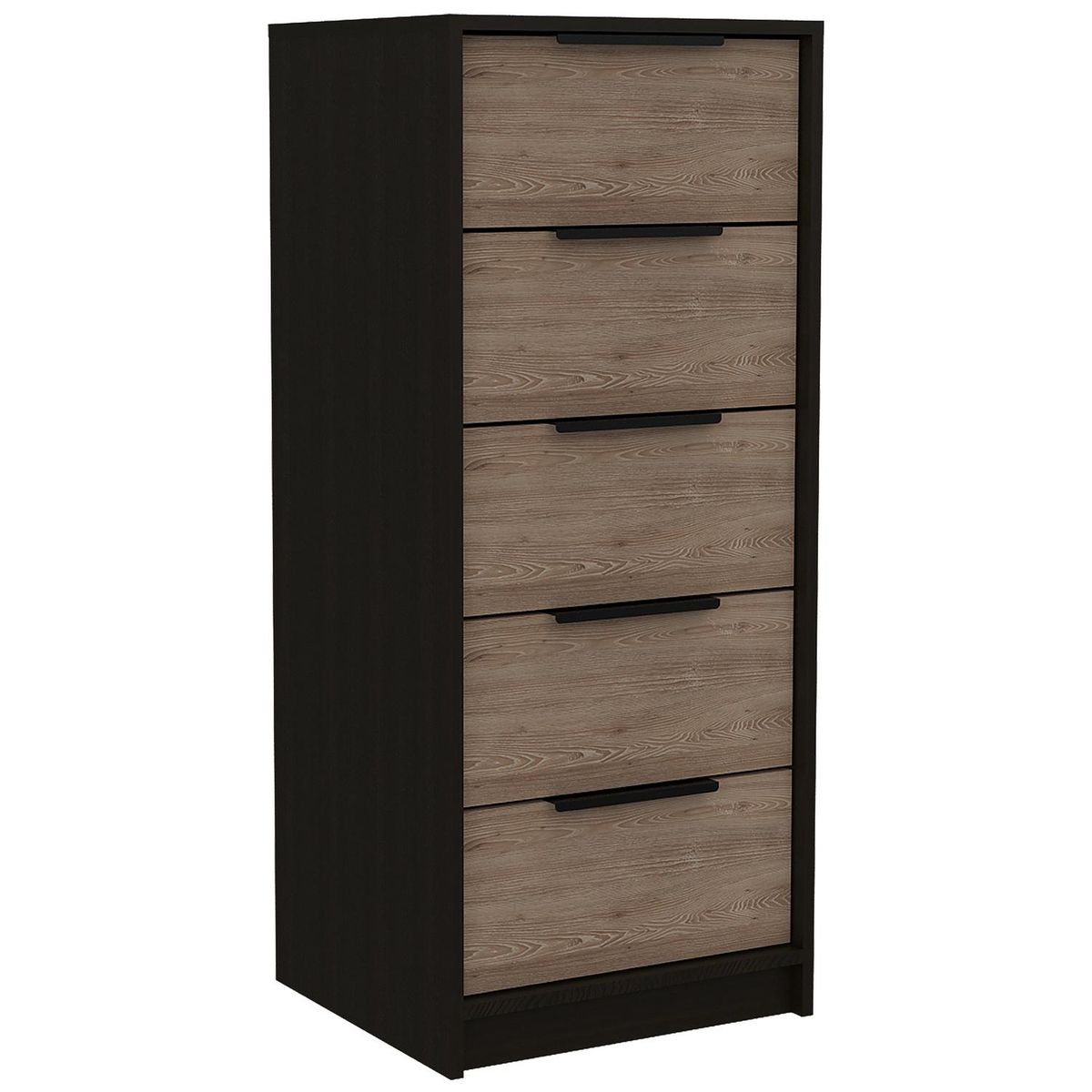 TUHOME - Set Cómodas 8 Cajón(es) Kaia 45x107.8x41.3 cm Miel/wengue