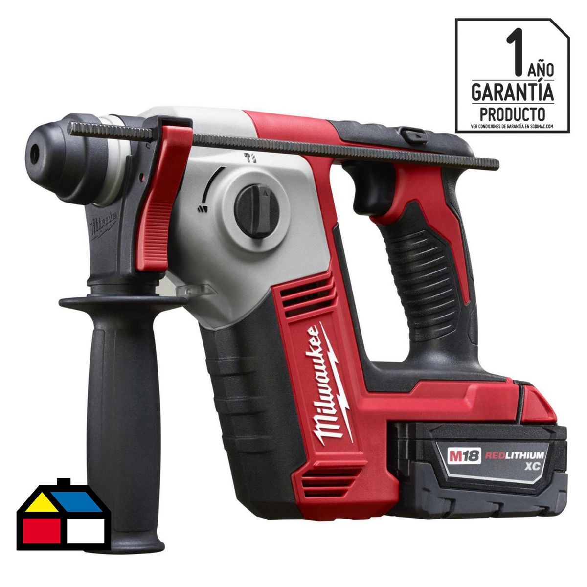 MILWAUKEE - Rotomartillo inalámbrico 12V 1.4 J + 2 baterías