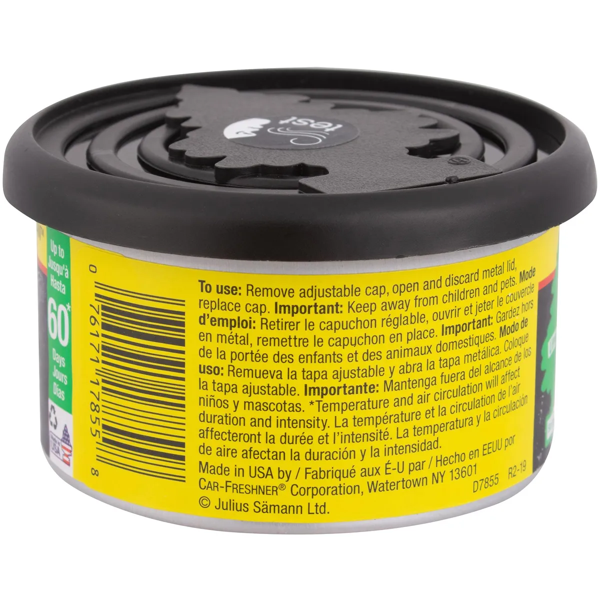 LITTLE TREES - Aromatizante Little Trees Black Ice Lata Refrescante para Auto