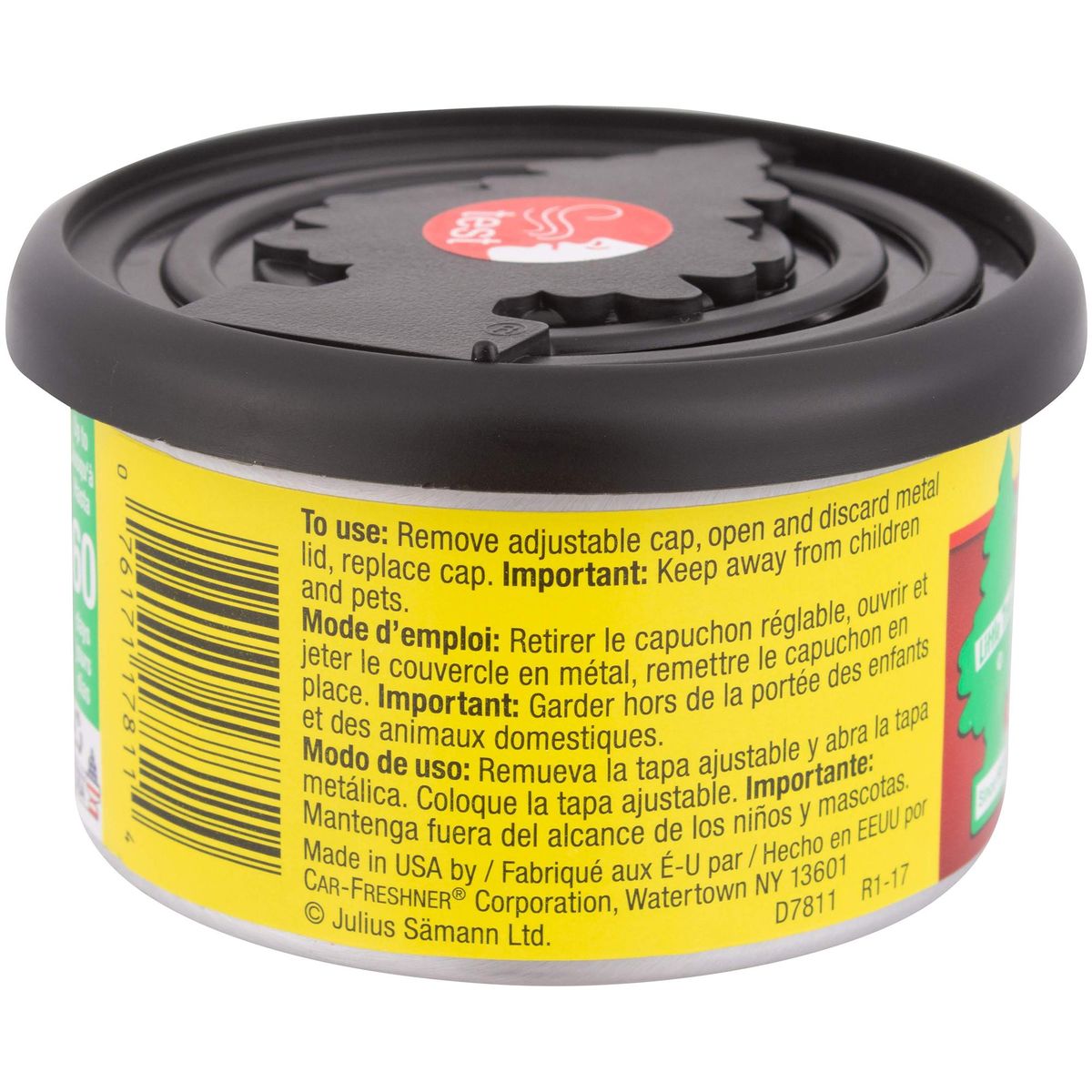 LITTLE TREES - Aromatizante Little Trees Cherry Blast Lata 30 Gr Aroma Cereza