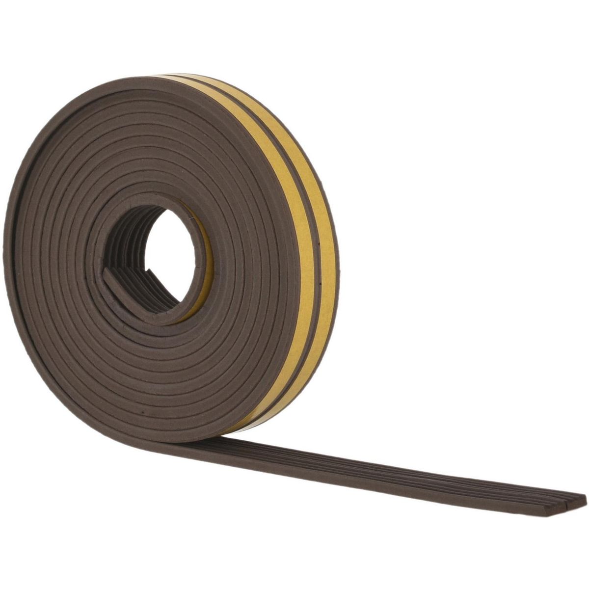 FIXSER - Caucho sintético estriado 9,5 mm x 3,2 mm marrón