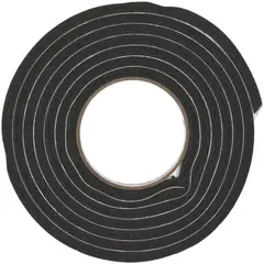 FIXSER - Burlete espuma goma negro 19,05 x 7,9 mm