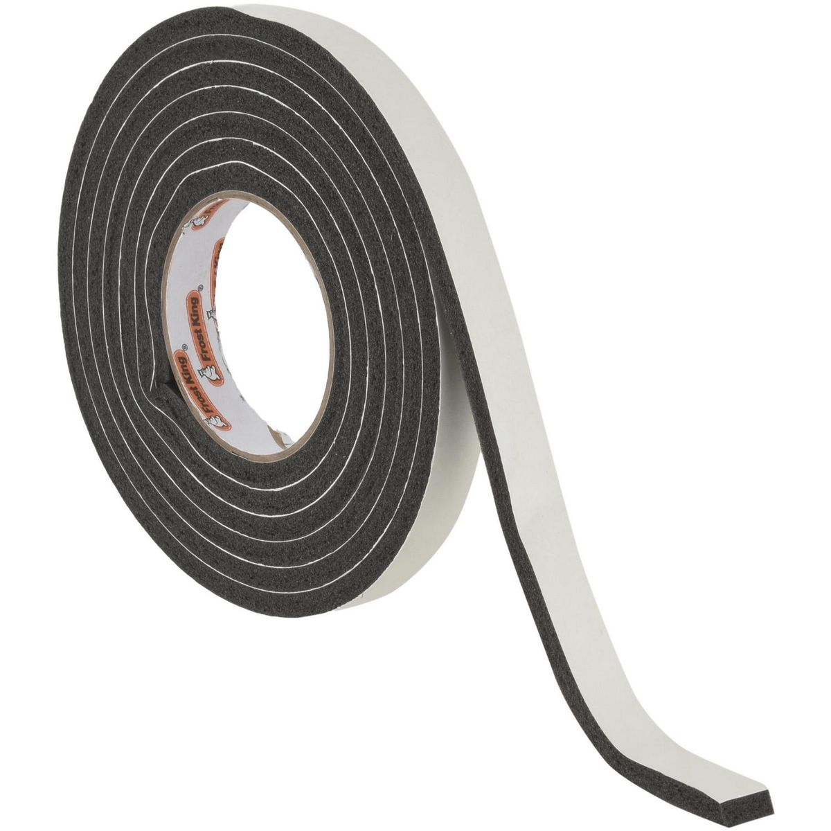 FIXSER - Burlete espuma goma negro 19,05 x 7,9 mm